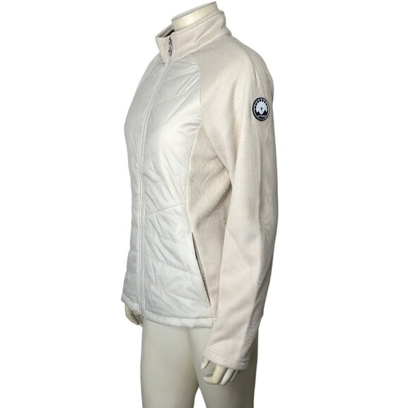 SPYDER WOMEN FULL ZIP IVORY JACKET L NEW WITH TAG‎ - Picture 6 of 11
